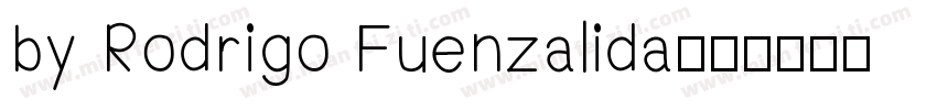 by Rodrigo Fuenzalida字体转换